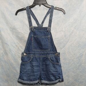 Levi's Girls Denim Shortalls SZ 14 Reg